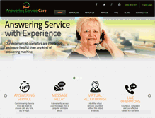Tablet Screenshot of answeringservicecare.net